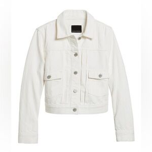 Banana Republic Ivory Denim Jacket